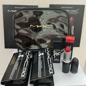 7 PCS SET ~ MAC Cosmetics Set with Beauty Bag, NEW, In Box